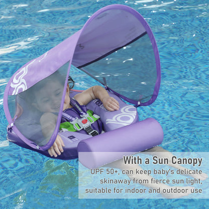 Waterproof Soft Baby Swimming Float With Sunshade