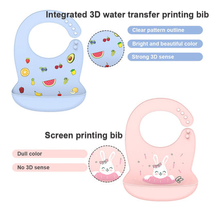 Waterproof Silicone Baby Bib