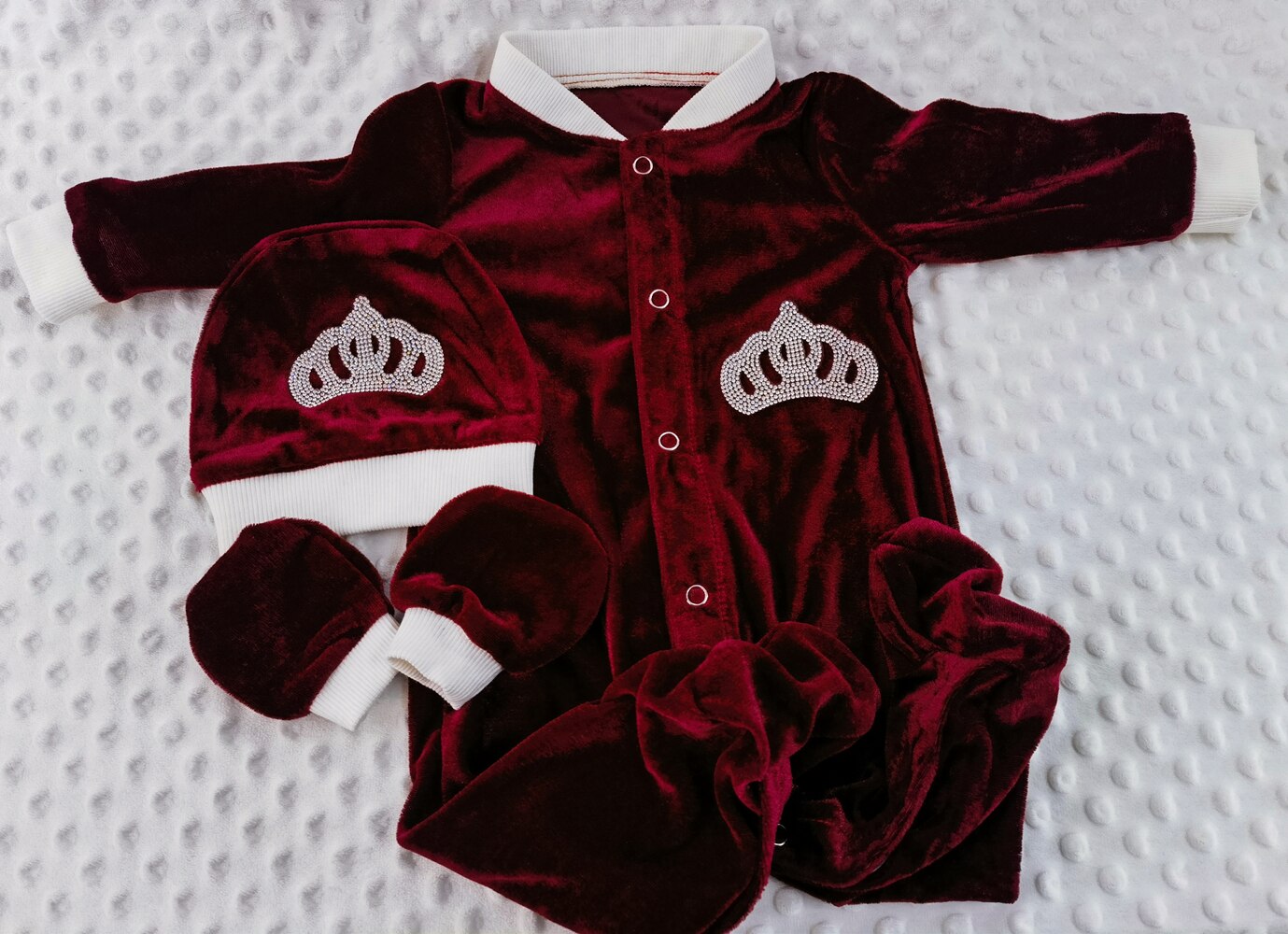 3pcs Baby Boy Set "Velvet"