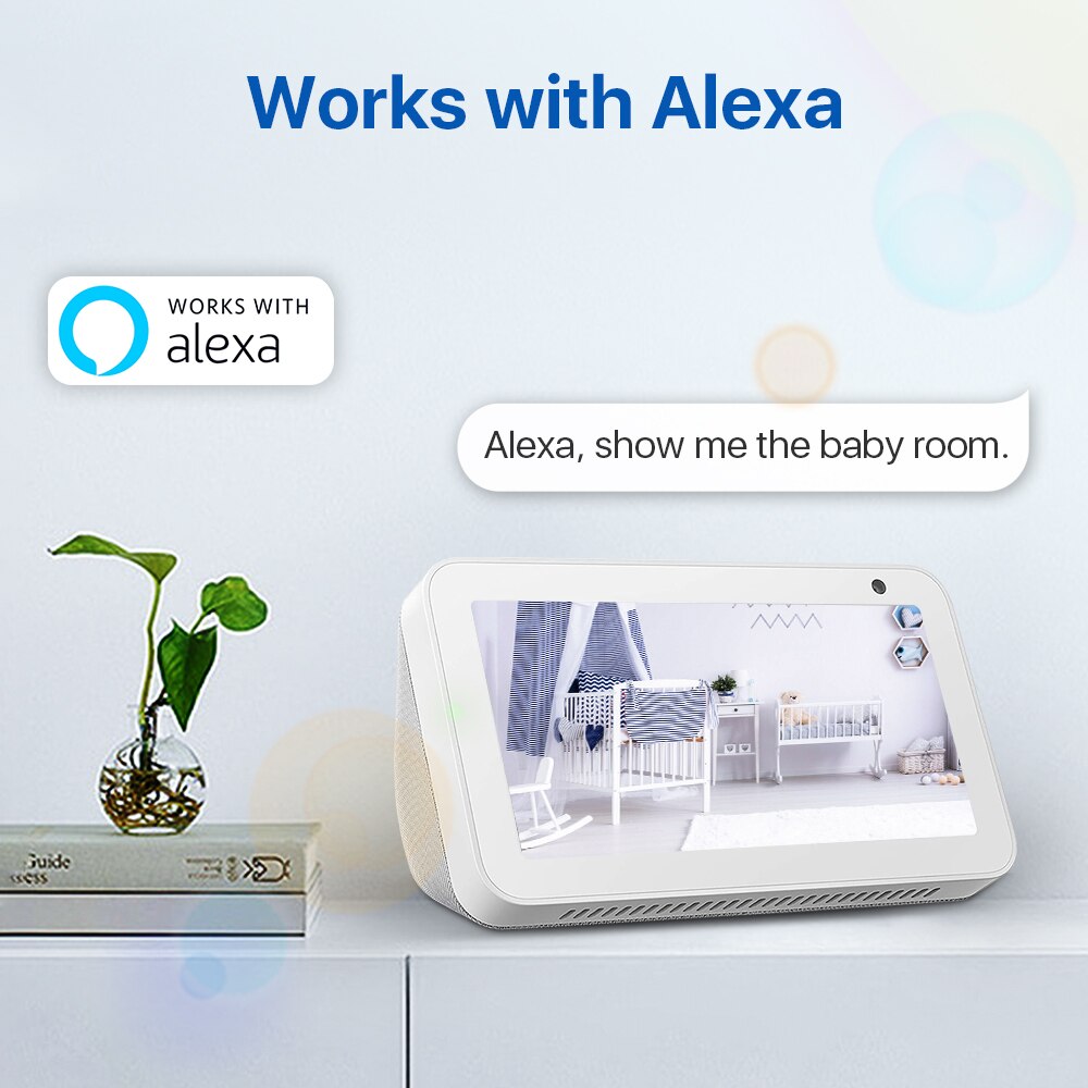 5MP Super HD WIFI Baby Nanny With AI Powered Detection