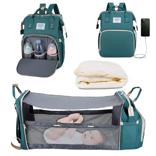 Mom Bag & Portable Baby Bed