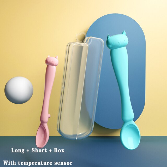 Temperature Sensing Spoons Set With Box