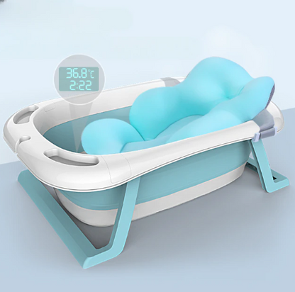 Folding Baby Bath Tub With Smart Thermometer