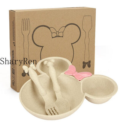 3 Pcs Mickey Mouse Feeding Set