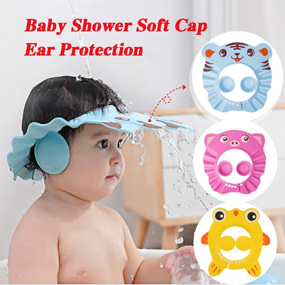 Soft Baby Shower Cap