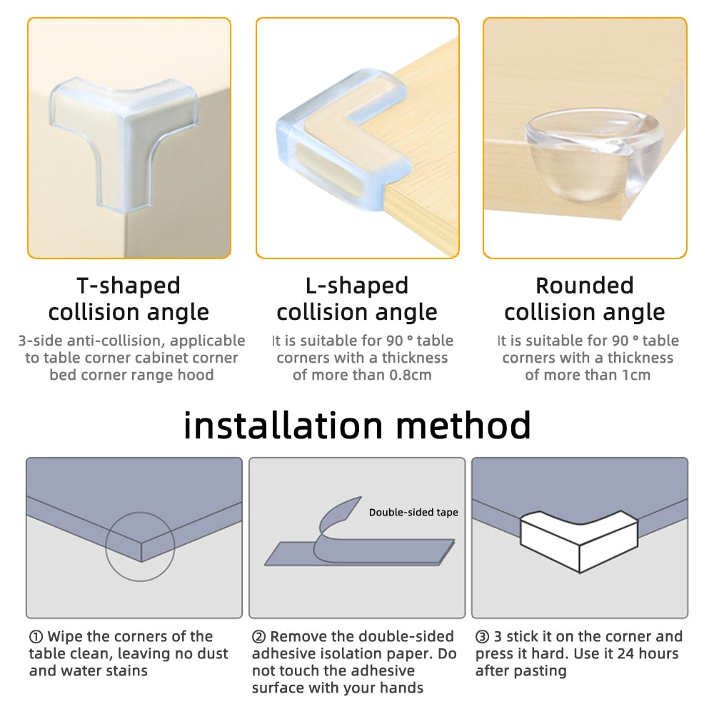 Baby Safety Silicon Corner Guards