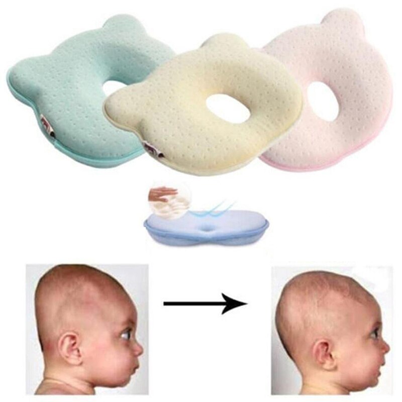 Baby Cotton Memory Foam Pillow for 0-24 Months