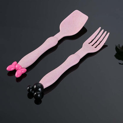 2pcs Mickey Mouse Feeding Set With Box