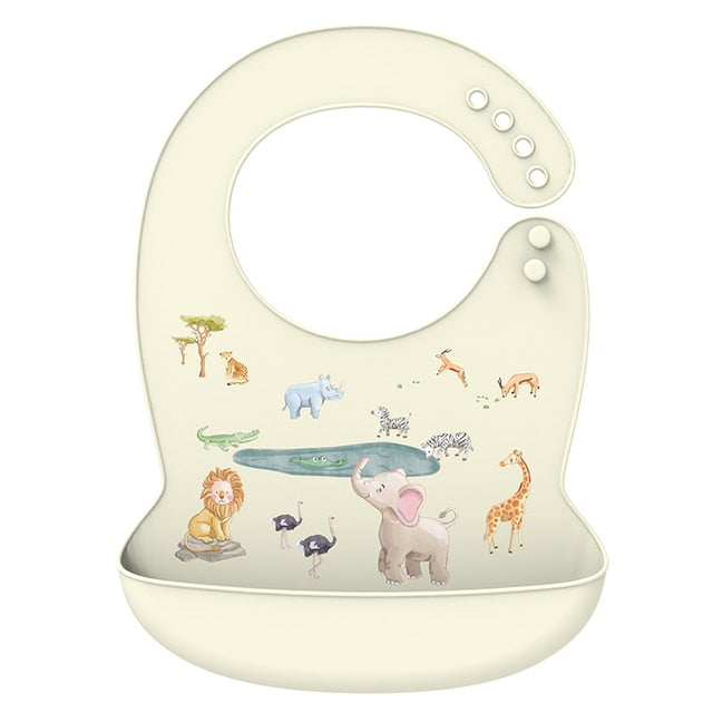 Waterproof Silicone Baby Bib