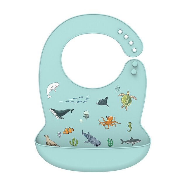 Waterproof Silicone Baby Bib