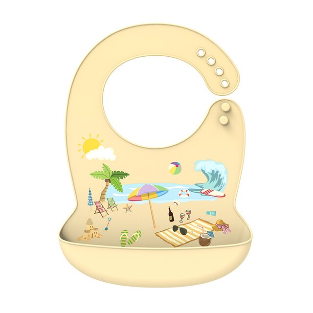 Waterproof Silicone Baby Bib