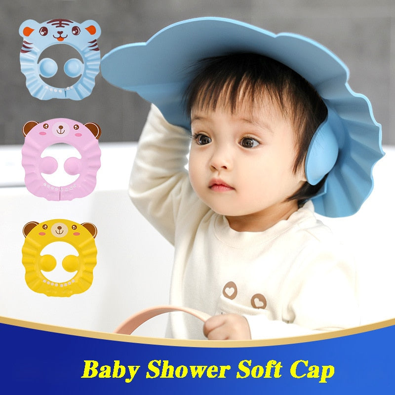 Soft Baby Shower Cap