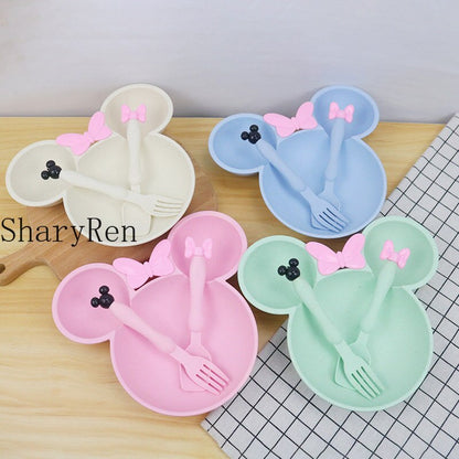 3 Pcs Mickey Mouse Feeding Set