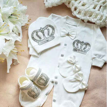 4pcs "Welcome Home" Baby Set