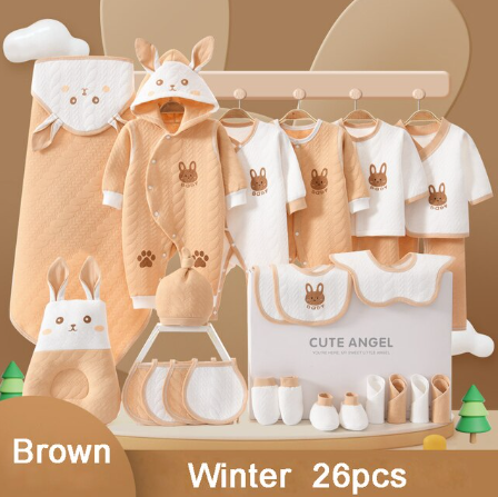 26 Pcs Newborn Essentials Set (0-3m)